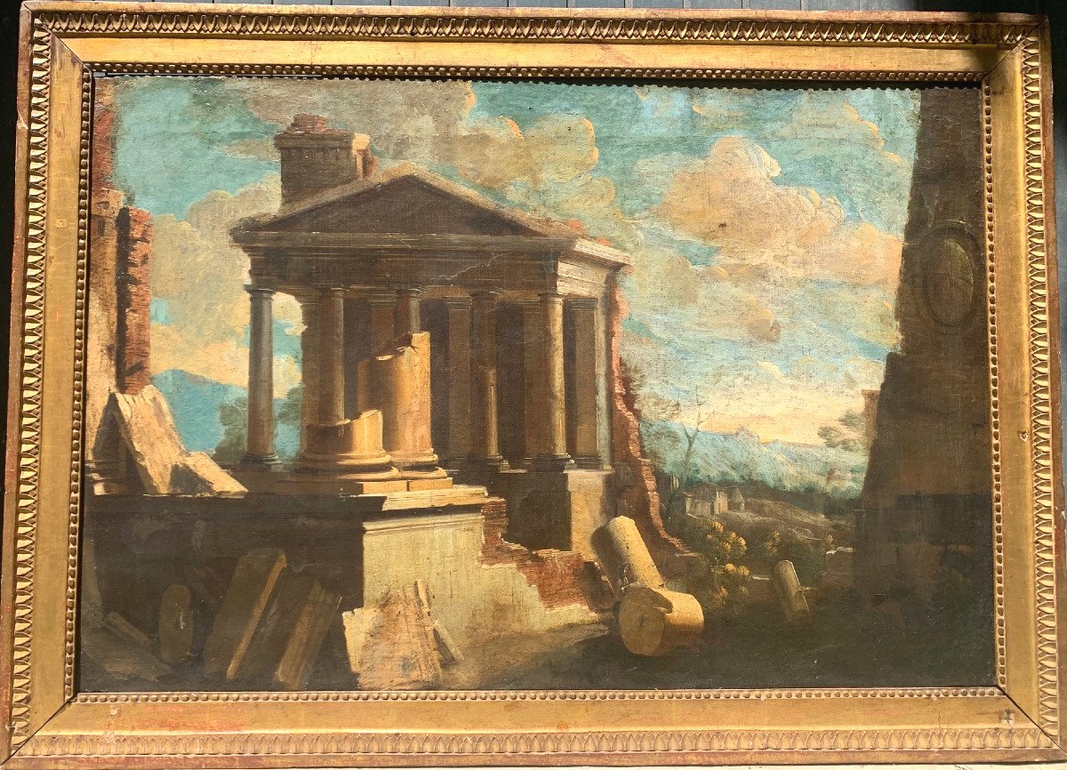 Tableau caprice architectures XVIIIème Siècle Tableau caprice architectures XVIIIème Siècle