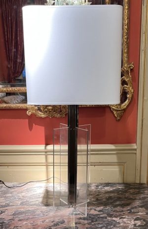 Lampe plexiglas années 70