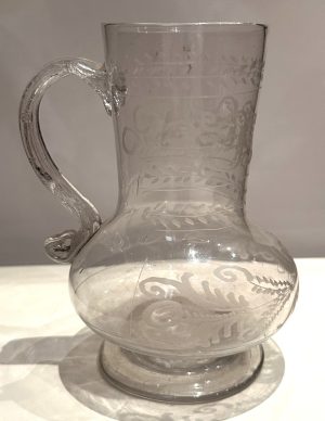 Verseuse verre XVIIIème