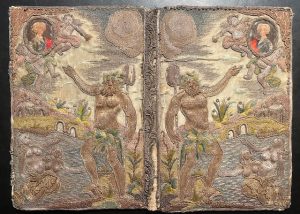 Reliure brodée XVIIIème