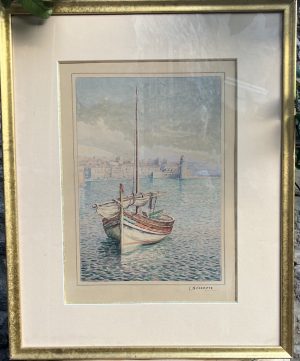 Vue de Collioure par Adrien Hamon