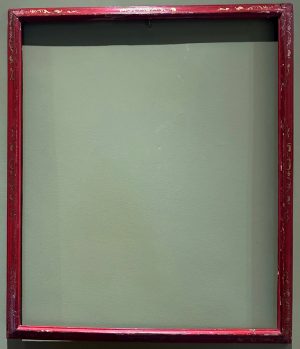 Cadre en bois laqué XVIIIème siècle