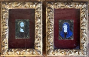 Paire d'émaux de Limoges ( Jean Limousin )