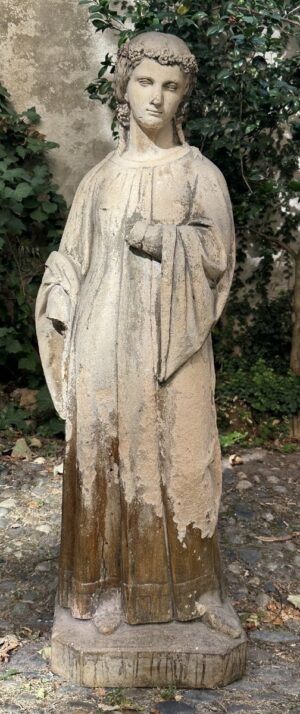 Sculpture terre cuite Cérès